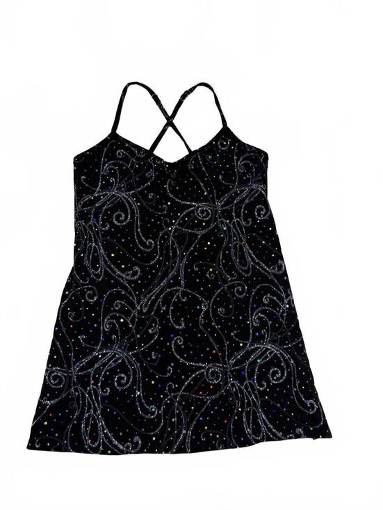 Charlotte Russe Dresses & Skirts - Y2K Micro Mini Black Embellished Dress Size S
